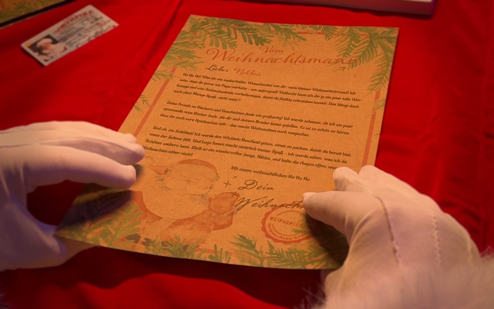 Post vom Weihnachtsmann